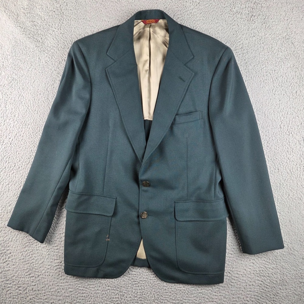 Vintage Corbin Green Blazer Butler‎ National Golf Club Brass Buttons USA 44
